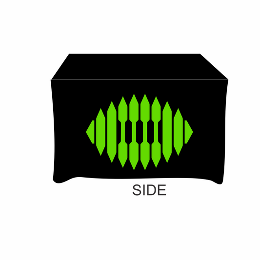 Table Throw 6ft - 3 Sided Fitted