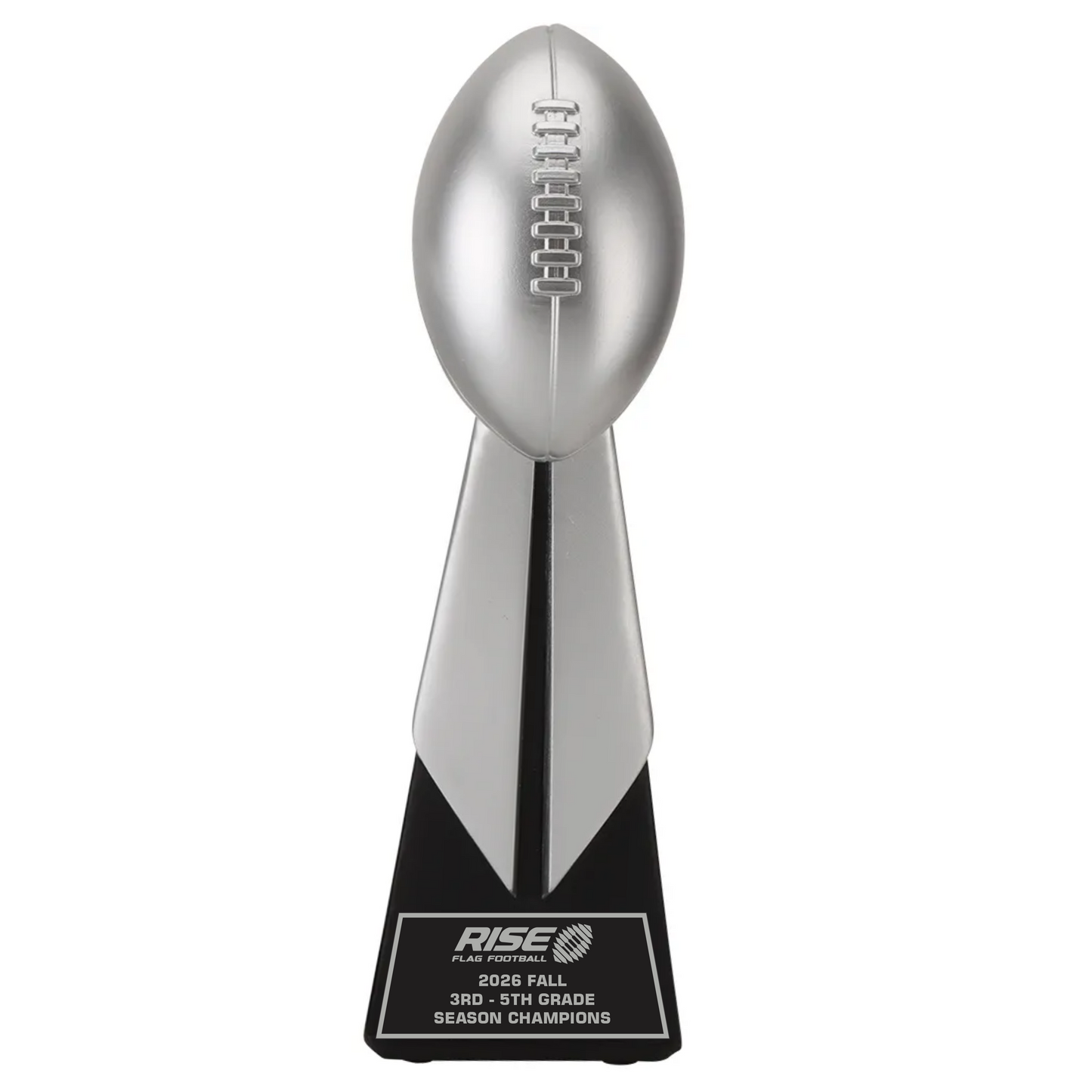 Silver & Black Football Team Trophy