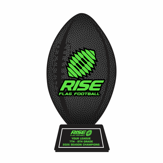 TROPHY - BLACK TEXTURE ACRYLIC CHAMPION