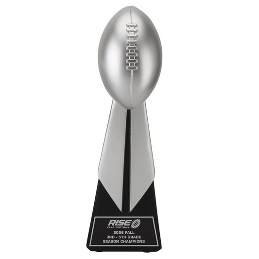 Silver & Black Football Team Trophy